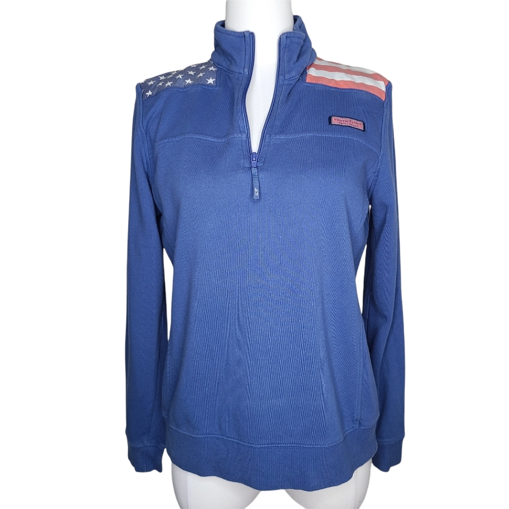 Vineyard Vines American Flag Shep Shirt Pullover - Picture 4 of 12